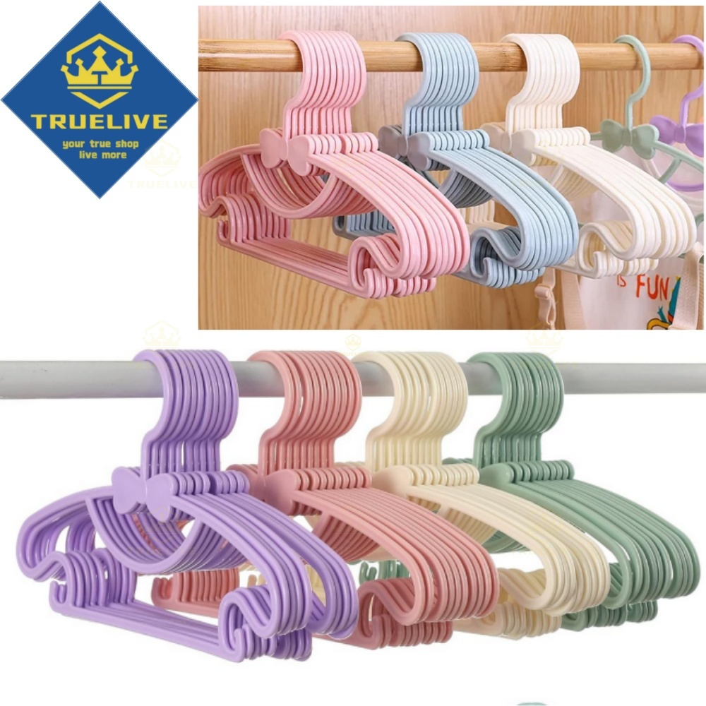 Baby Clothing Storage - 30/20/10/5/1 Buah Rak Pakaian Bayi Plastik