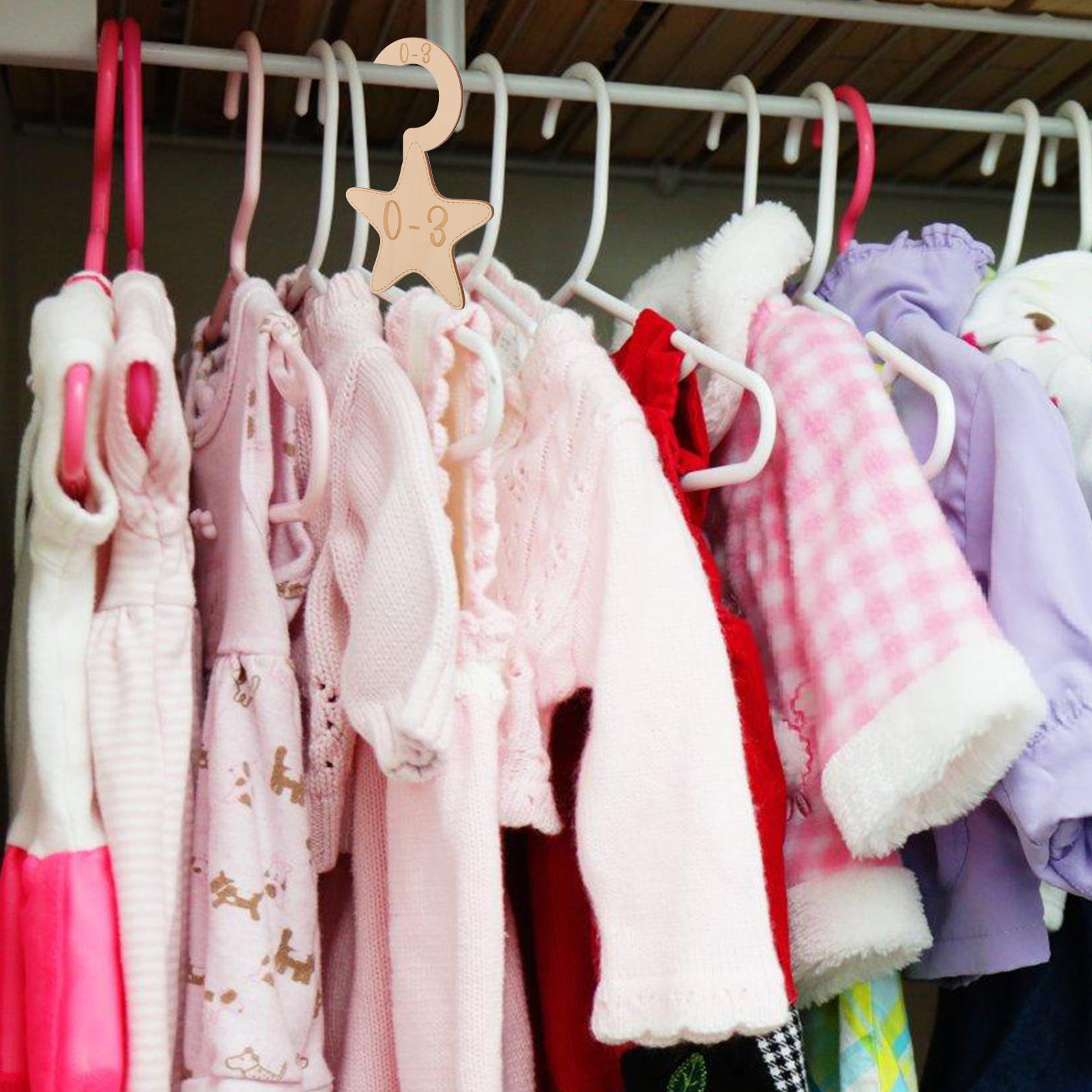 Baby Clothing Storage - 7 Buah Pembatas Lemari Pakaian Bayi