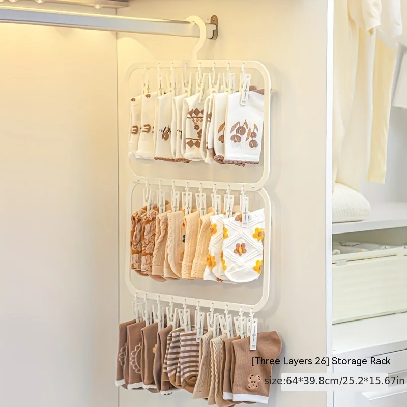Baby Clothing Storage - Gantungan Bayi Multi-klip untuk Rumah Tangga,