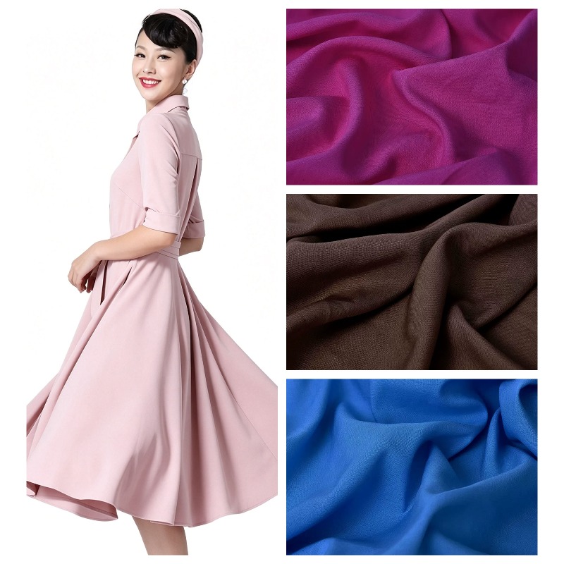 Baby Clothing Sewing - Kain Rayon Polos Tipis Per Meter