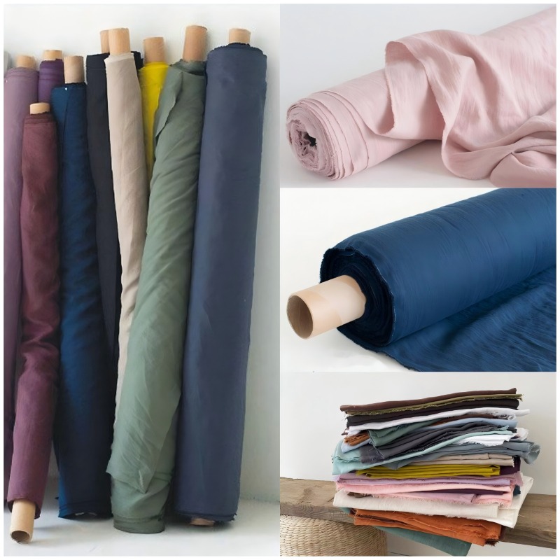 Baby Clothing Organic - Kain Linen Murni 280Cm X 100Cm