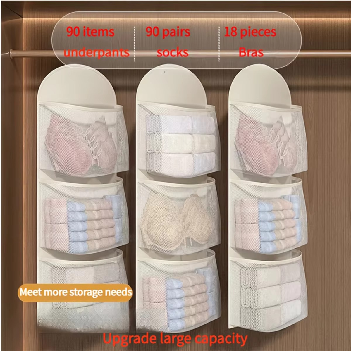Baby Clothing Storage - 1/2 Buah Tas Jaring Penyimpanan Tas