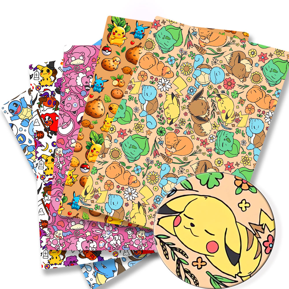 Baby Clothing Sewing - Pokemon kartun kain 140*50cm buatan tangan