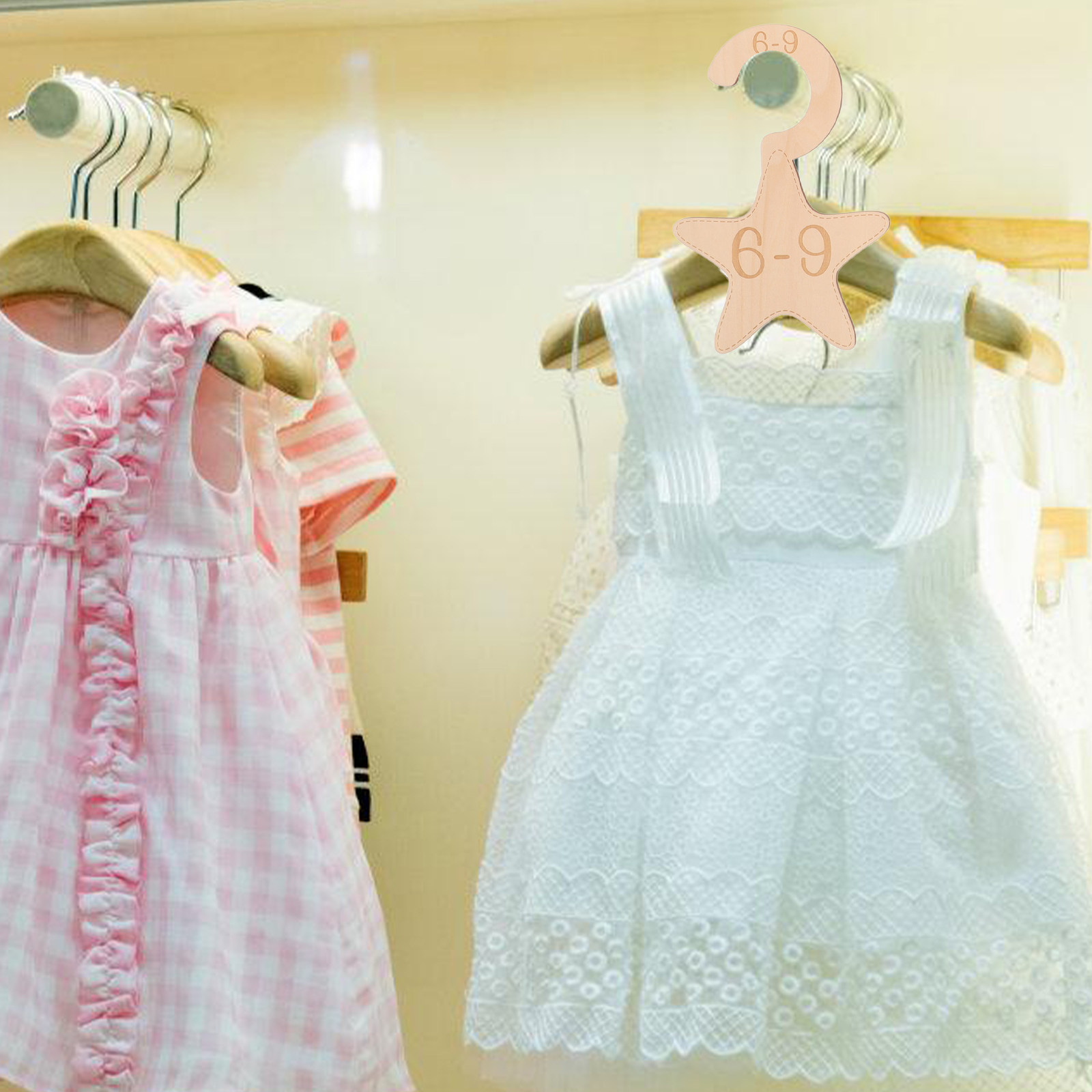 7 Buah Pembatas Lemari Pakaian - Baby Clothing Storage ulasan dan harga