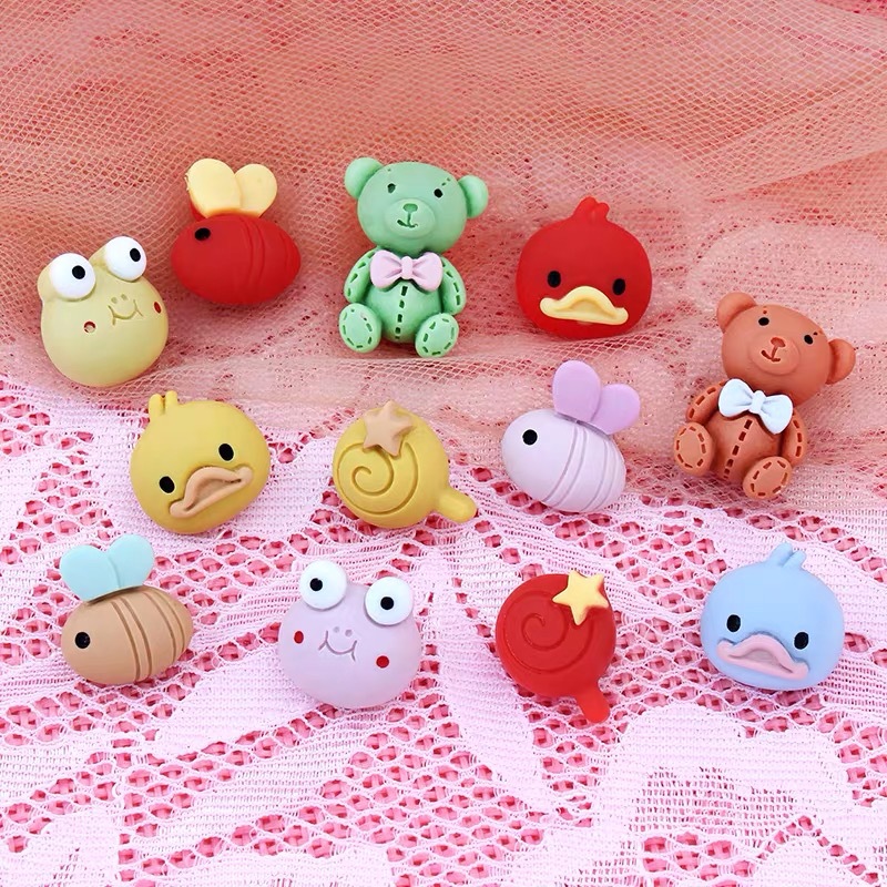 6 Buah Kancing Resin Imut Bayi - Baby Clothing Sewing ulasan dan harga