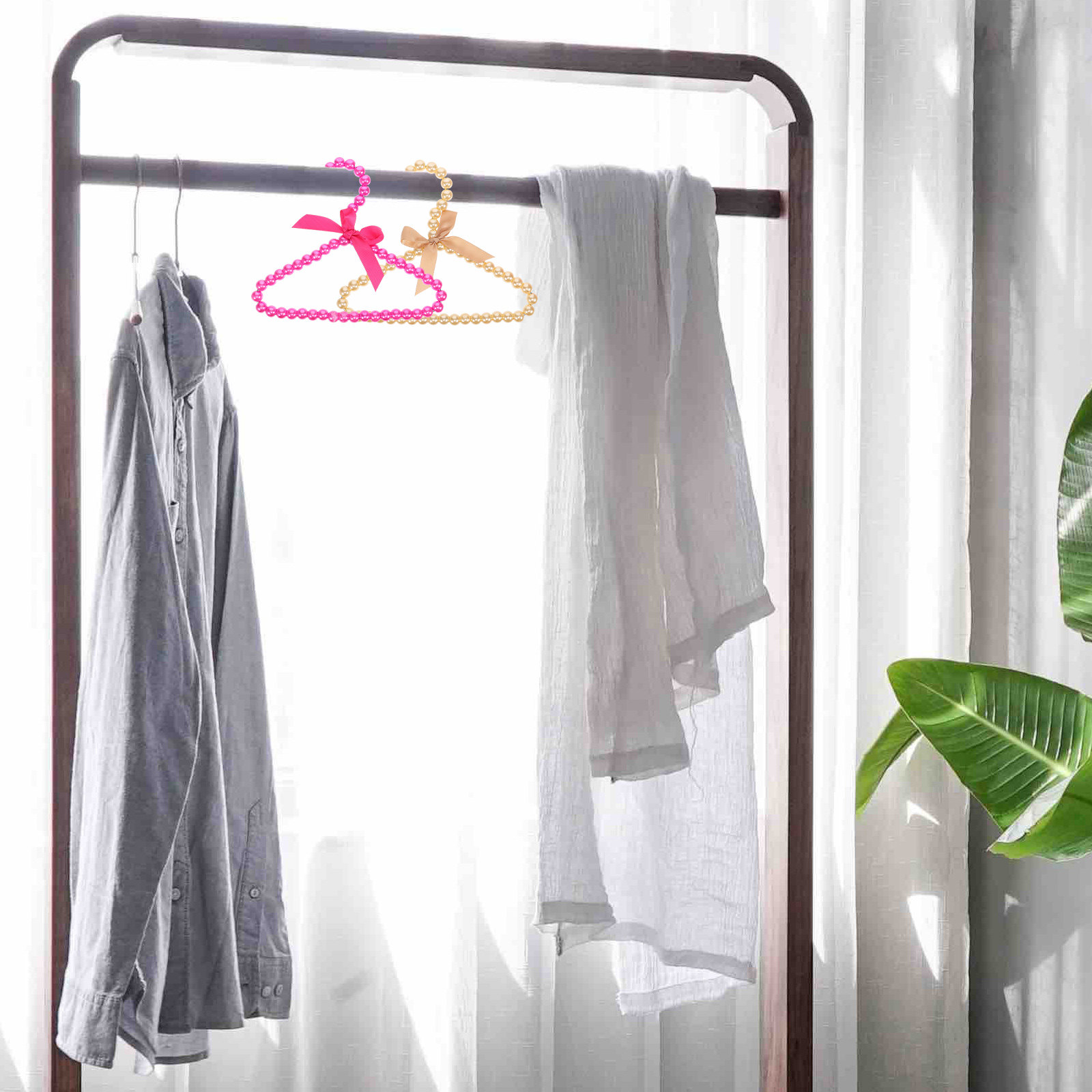 4Pcs Gantungan Pakaian Mutiara - Baby Clothing Storage ulasan dan harga