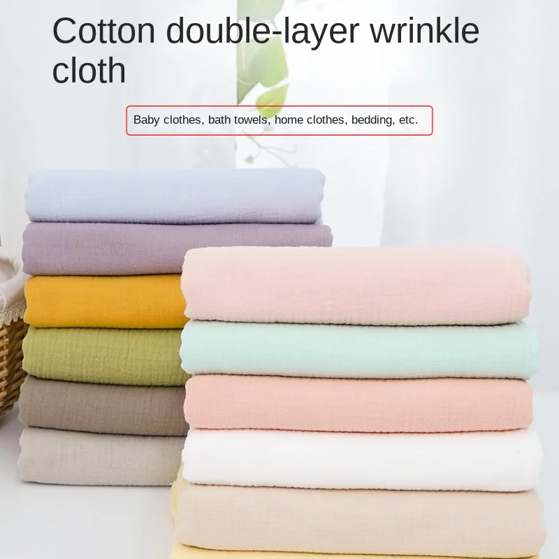 100% Katun Dua Lapis Kain Keri - Baby Clothing Organic ulasan dan harga