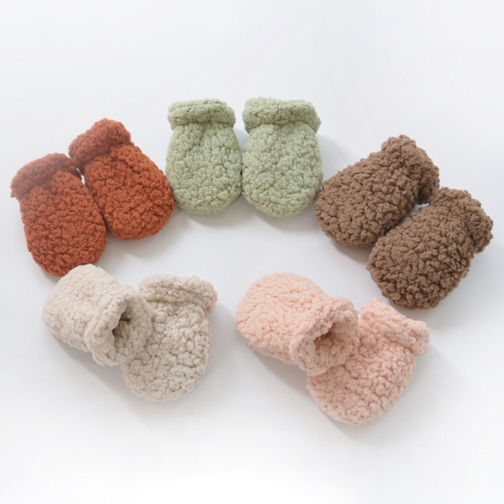 Sarung tangan bulu domba untuk - Baby Mittens Scratch ulasan dan harga