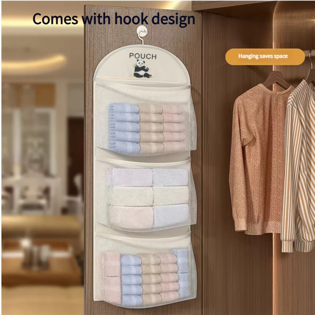 1/2 Buah Tas Jaring Penyimpana - Baby Clothing Storage ulasan dan harga