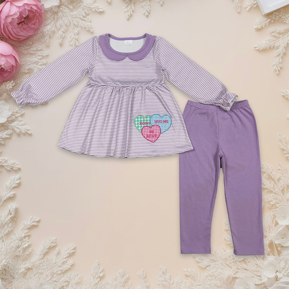 Tunik Hati XOXO Bordir Lengan  - Xoxo Baby Clothing ulasan dan harga